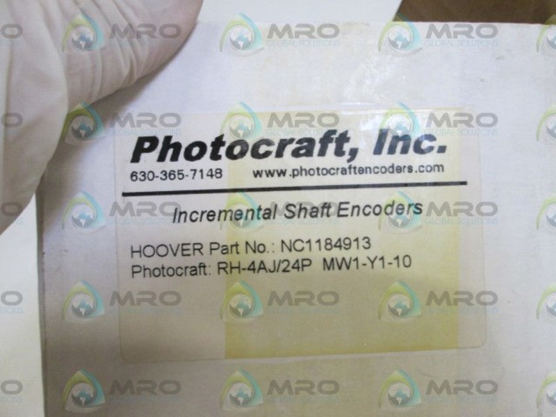 PHOTOCRAFT INCREMENTAL SHAFT ENCODERS RH-4AJ/EP MW1-Y1-10 (AS PIC) NSMP