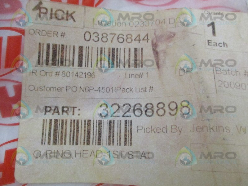 INGERSOLL RAND 32268898 O-RING  NSMP