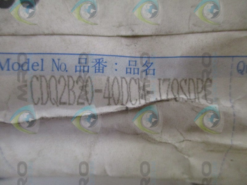 SMC CDQ2B20-40DCM-J70SDPC PNEUMATIC CYLINDER  NSMP