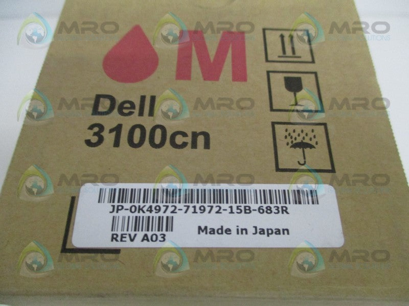 DELL 3100cn K4972 4000-PAGE MAGENTA TONER  NSMP