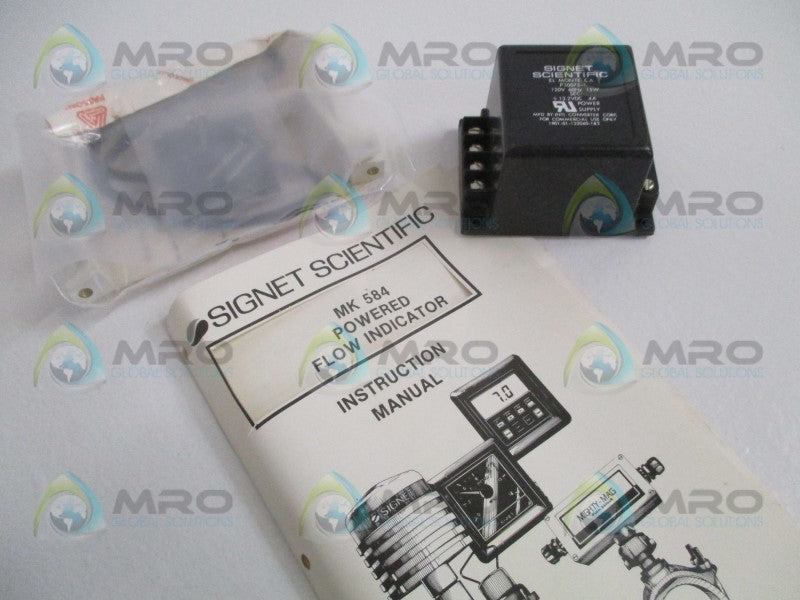 SIGNET SCIENTIFIC P58440 FLOW INDICATOR METER  0-50 GPM NSMP