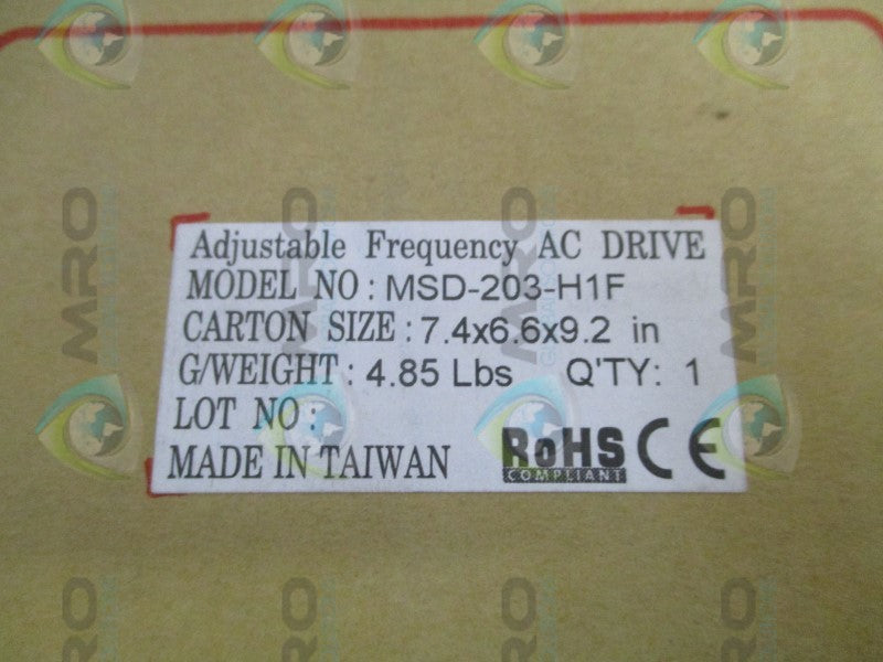 DRIVE MSD-203-H1F NSMP