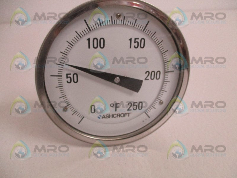 ASHCROFT 50EI60R120-0/250F BIMETAL THERMOMETER 0/250F 12"  NSMP
