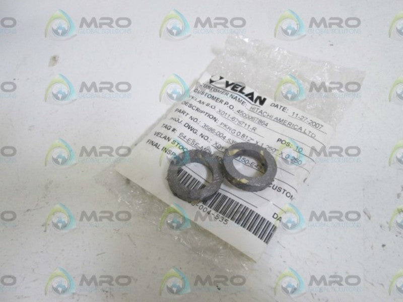 LOT OF 2 VELAN 3586-004-535 NSNP