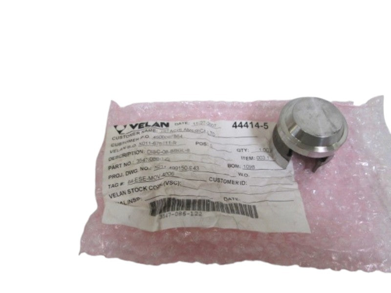 VELAN DISC 3547-086-122 NSNP