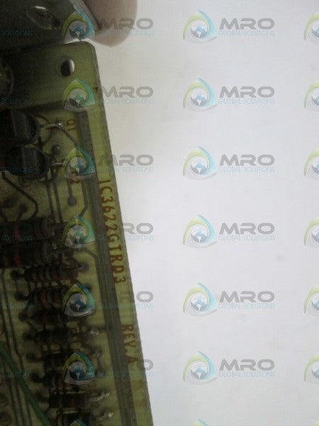 GENERAL ELECTRIC TEMPERATURE REGULATOR IC3622GTRD3 REV. A UNMP