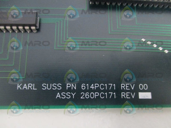 KARL SUSS 614PC171 260PC171 BOARD ASSEMBLY  NSNP