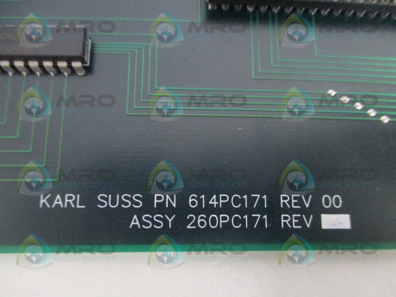 KARL SUSS 614PC171 260PC171 BOARD ASSEMBLY  NSNP