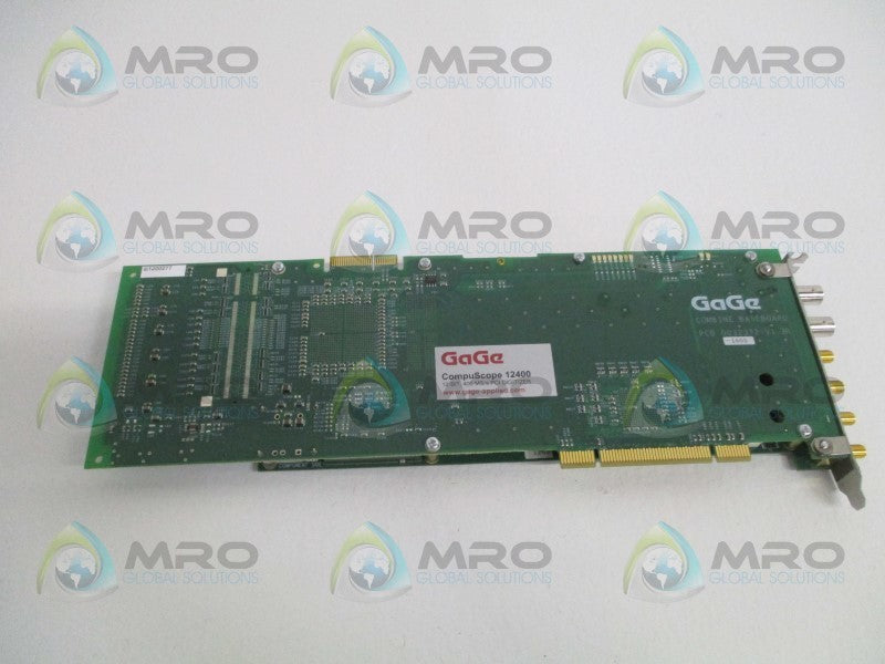 GAGE CS12400 PCI DIGITIZER CARD  NSNP
