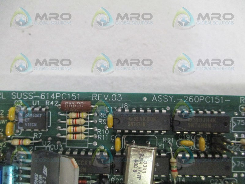 KALR SUSS 614PC151 260PC151 BOARD ASSEMBLY  NSNP