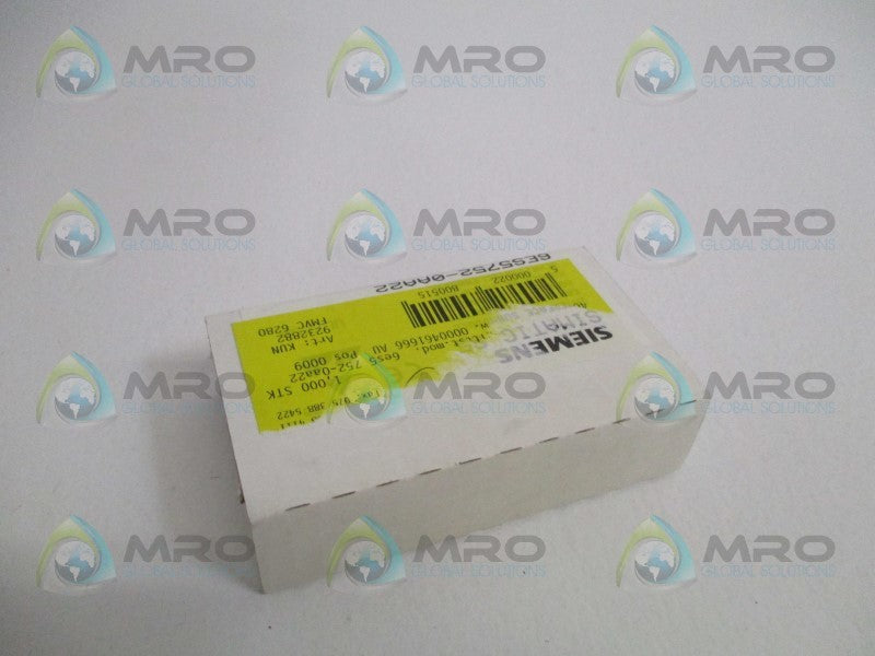 SIEMENS SIMATIC S5 6ES5752-0AA22 INTERFACE SUBMODULE  NSFS