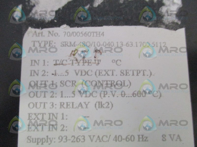 C&D 70/00560TH4 SRM-48Q/I0-040.13-63.1700.5112 CONTROLLER  UNMP
