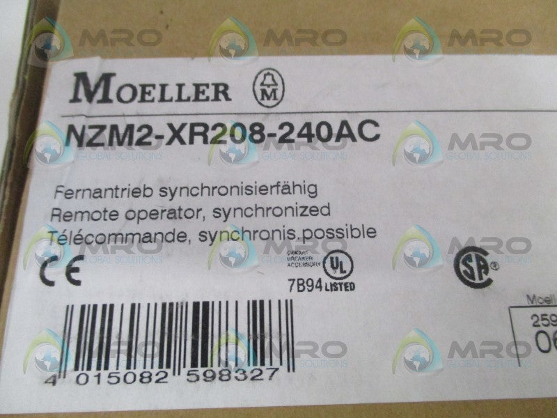 KLOCKNER MOELLER NZM2-XR208-240AC SYNCHRONIZED REMOTE OPERATOR  NSMP