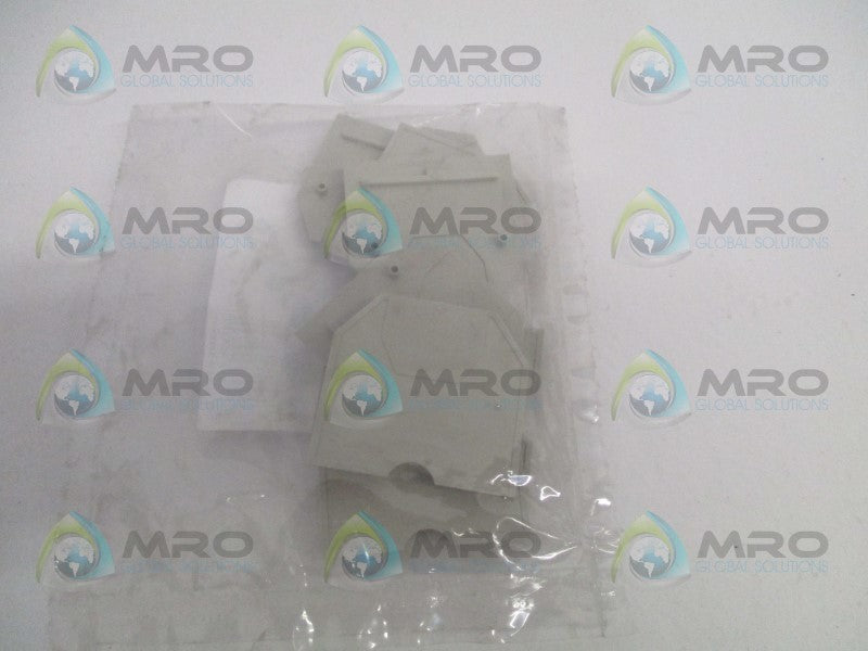 WIELAND 07.311.0255.0 END PLATE (PKG. OF 10)   NSMP
