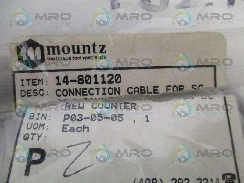 MOUNTZ 14-801120 CONNECTION CABLE  NSMP