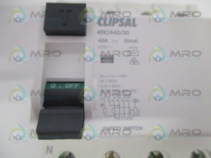 CLIPSAL 4RC440/30 SAFETY SWITCH  NSMP