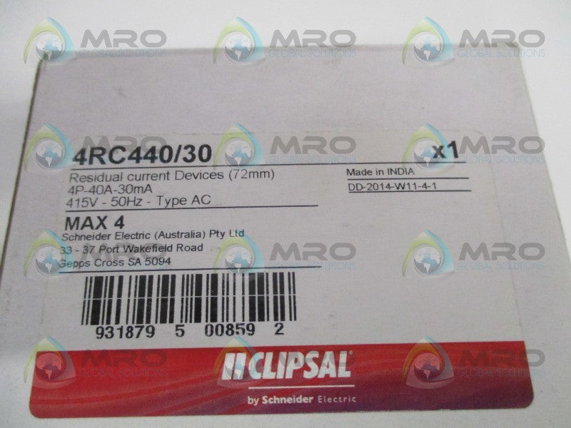 CLIPSAL 4RC440/30 SAFETY SWITCH  NSMP