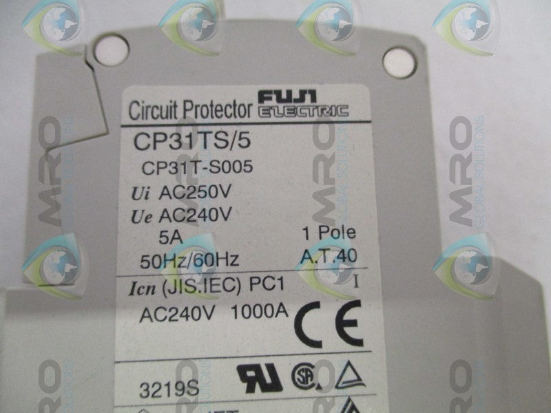 FUJI ELECTRIC CP31TS/5 CIRCUIT BREAKER 5A  NSMP
