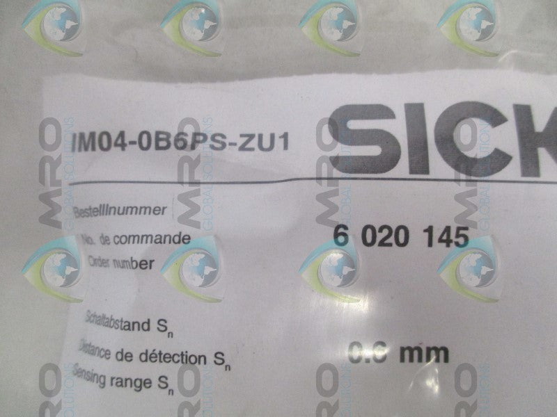 SICK IM04-0B6PS-ZU1 INDUCTIVE PROXIMITY SENSOR  NSMP