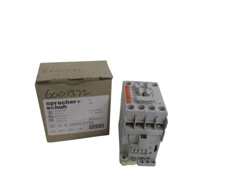 SPRECHER+SCHUH CA7-12-10 CONTACTOR 240/277V NSMP