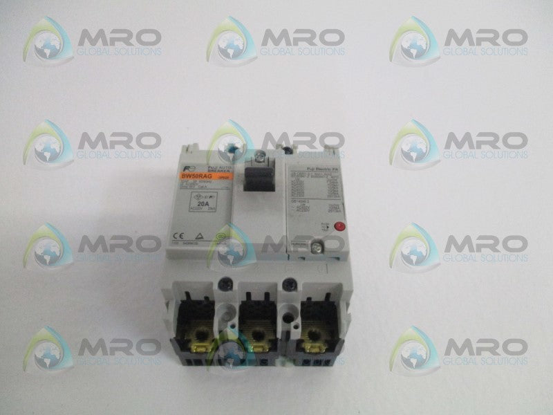 FUJI ELECTRIC BW50RAG-3P020 AUTO BREAKER 20A NSMP