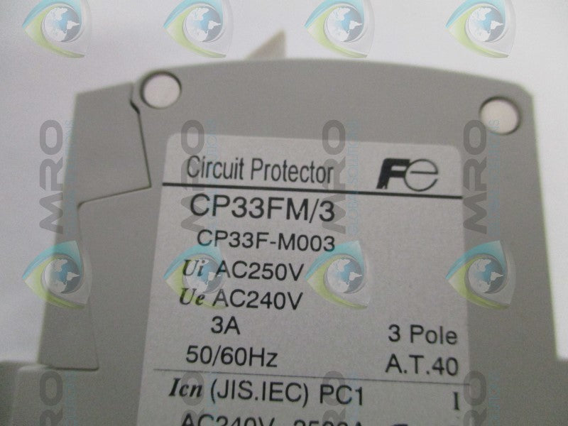 FUJI ELECTRIC CP33FM/3 CIRCUIT PROTECTOR 3A NSMP