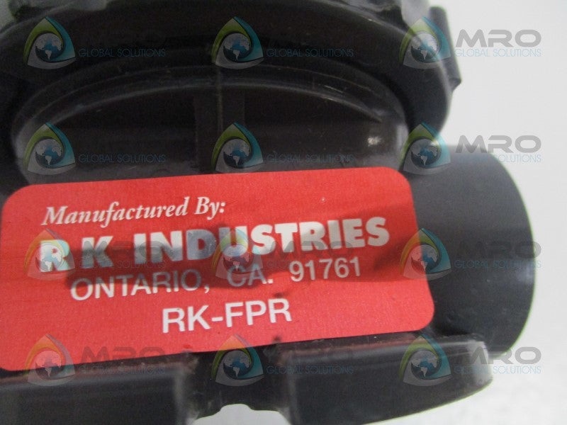 RK INDUSTRIES RK-FPR PRESSURE REGULATOR NSNP
