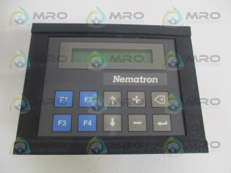 NEMATRON IWS-30 OPERATOR INTERFACE PANEL DISPLAY UNMP