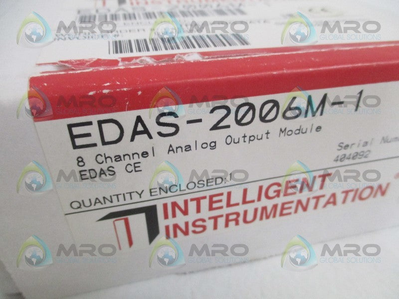 INTELLIGENT INSTRUMENTATION EDAS-2006M-1 ANALOG OUTPUT MODULE NSMP