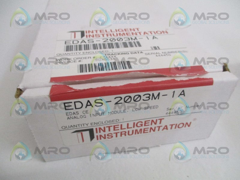 INTELLIGENT INSTRUMENTATION EDAS-2003M-1A INPUT MODULE LOW SPEED NSMP