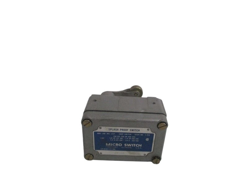 MICROSWITCH OP-AR SPLASH PROOF SWITCH (GREY) UNMP