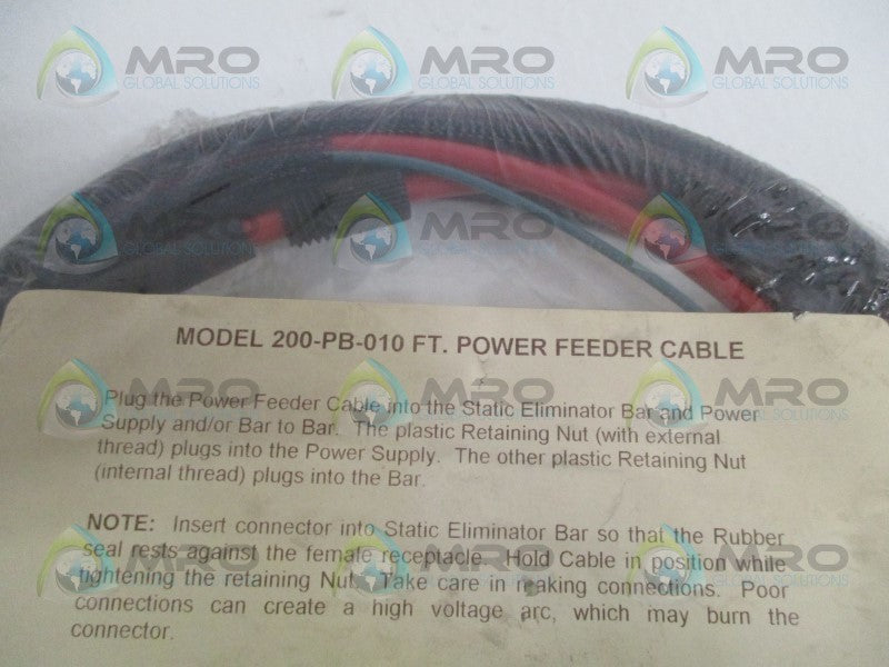 TARK INDUSTRIES 200-PB-010 FT. POWER FEEDER CABLE NSMP