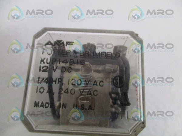 POTTER & BRUMFIELD KUP-14D15-12 RELAY 12VDC UNMP