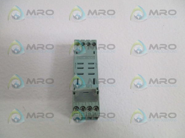 RELECO S7-MP RELAY SOCKET (AS PICTURED) UNMP