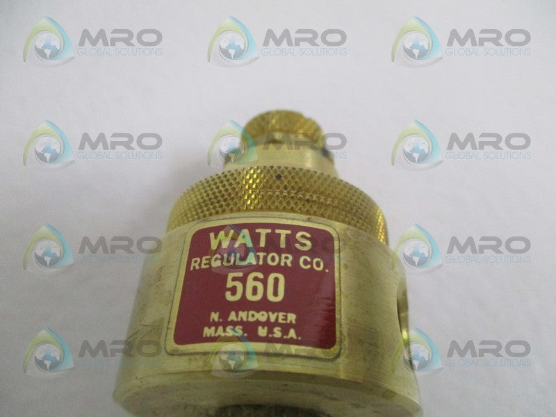 WATTS 0354500 560 1/4-560-0-25 MINI WATER PRESSURE REGULATOR NSMP