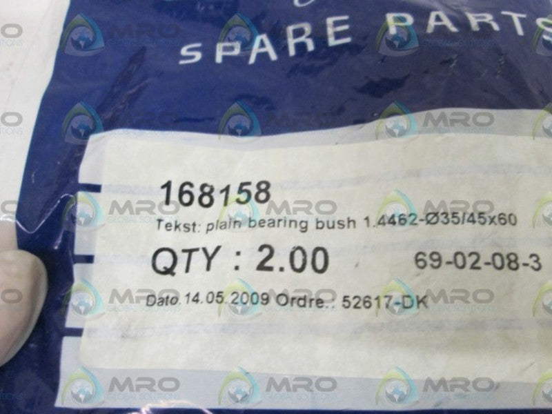 GS-AS PLAIN BEARING BUSH 168158  NSMP
