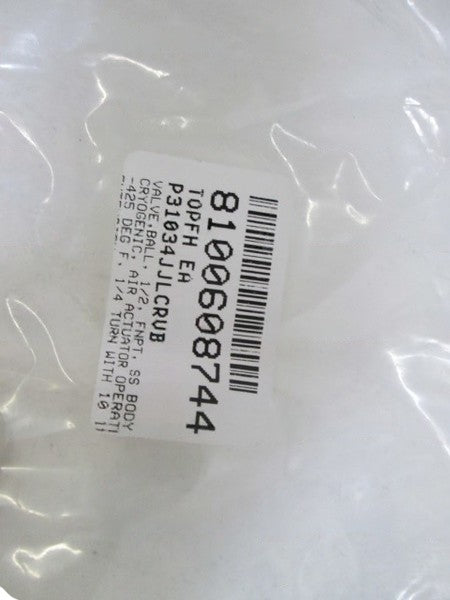 FLOTEK BALL VALVE 1/2" P31034JJLCRVB NSNP