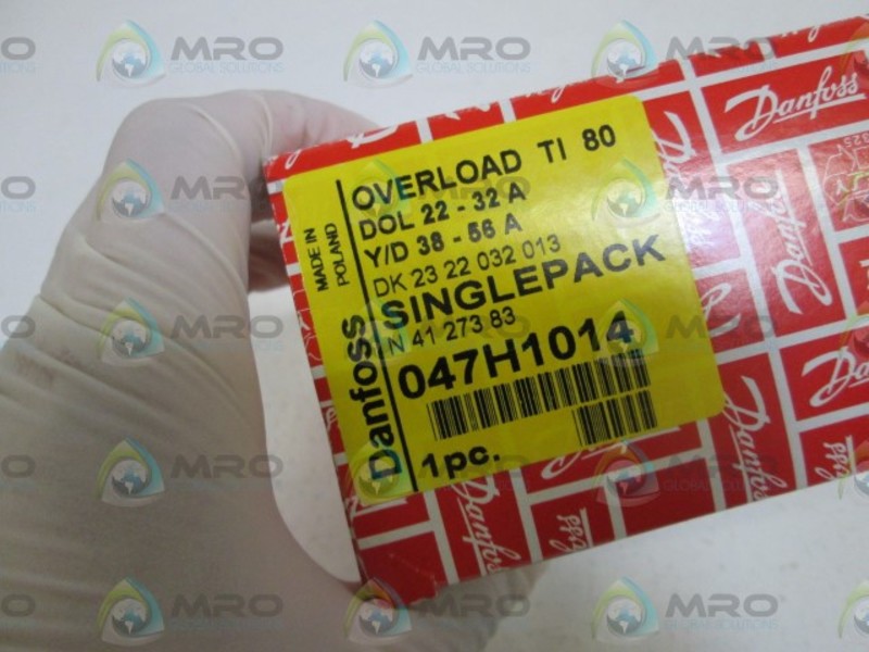 DANFOSS OVERLOAD RELAY TI 80  047H1014  NSMP