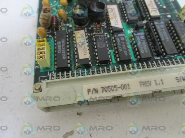XYCOM CIRCUIT BOARD 70505-001 UNMP