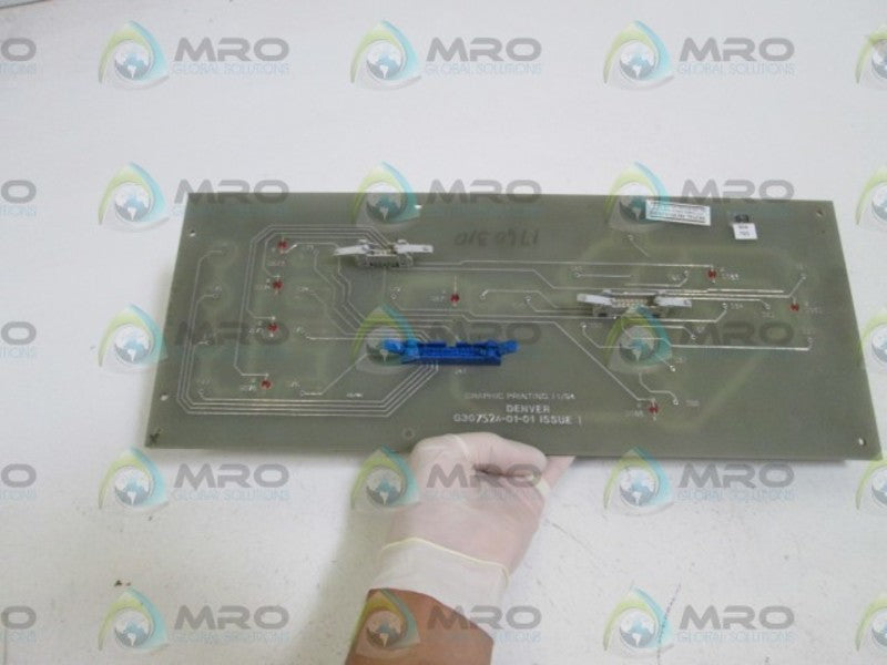 GRAPHIC PRINTING BOARD/PANEL DYSPLAY G30752A-01-01 UNMP