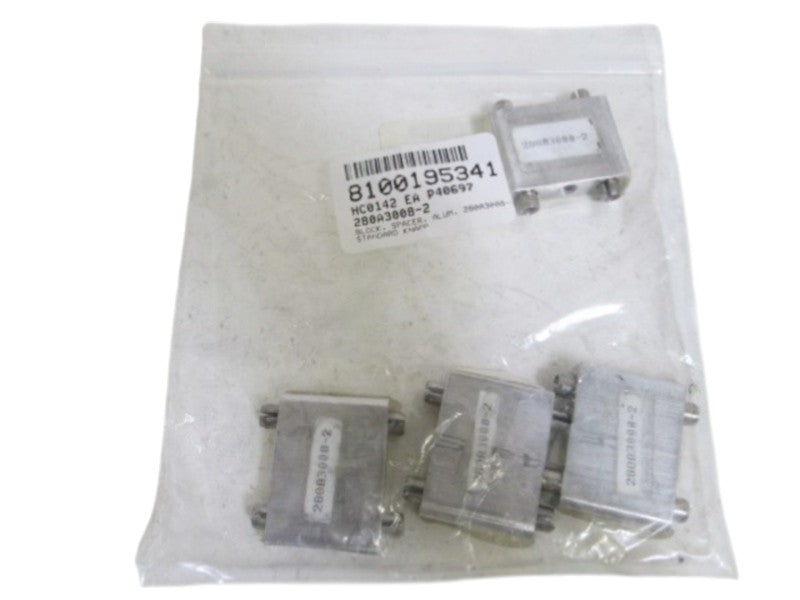 LOT OF 4 BLOCK SPACER 280A3008-2 NSNP IN BAG