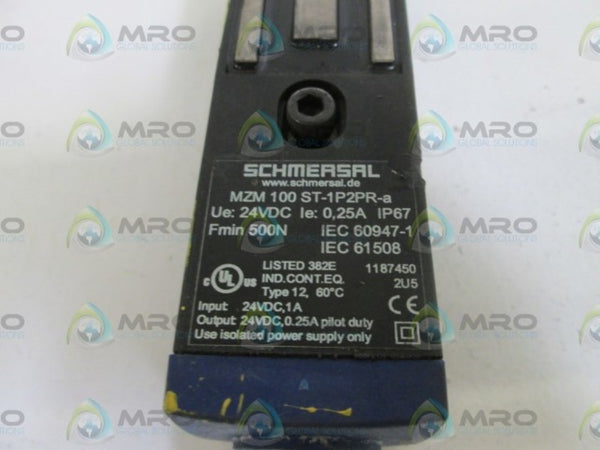 SCHMERSAL ELECTROMAGNETIC INTERLOCK MZM 100 ST-1P2PR-a  UNMP