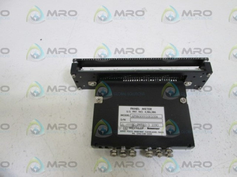 WESCHLER PANEL METER APM600VV10U10S4 NSNP