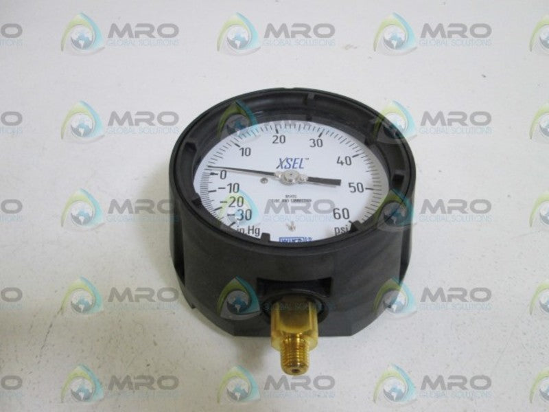 WIKA GAUGE 212.34 4.5" -30INHG/60PSI 1/4" NPT LM 9834060 NSMP