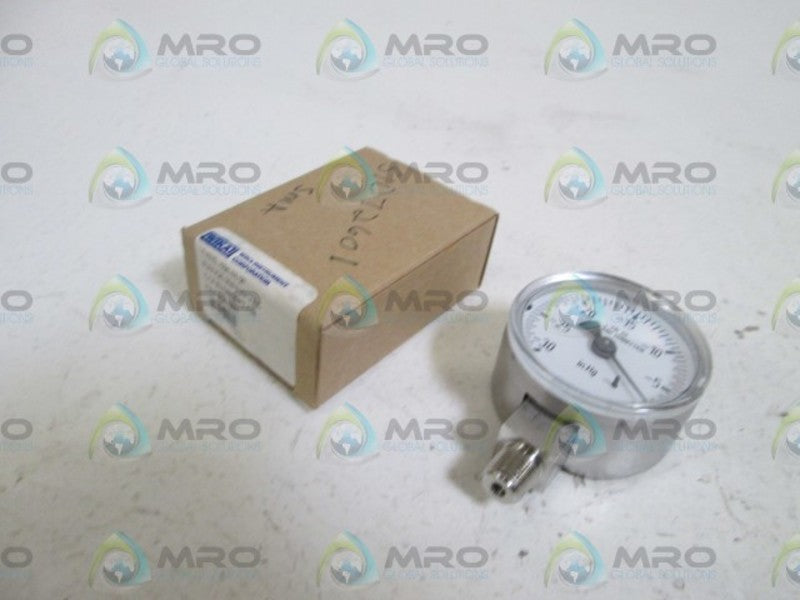WIKA GAUGE 131.11 2" 30INHG VAC 1/8" NPT LM 9767881 NSMP