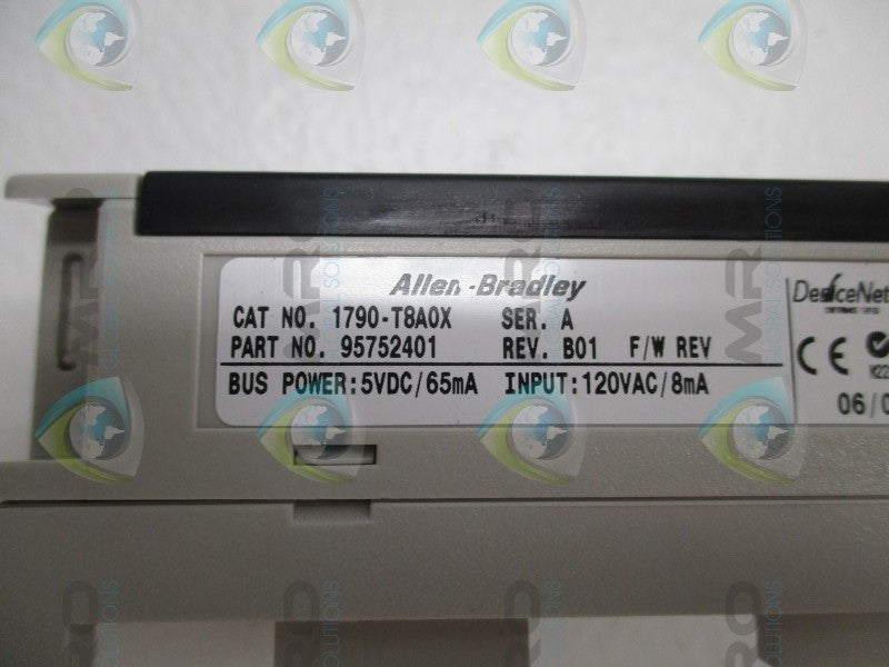 INDUSTRIAL SPARE PART CompactBlock 1790-T8A0X SER. A TERMINAL BLOCK  NSMP