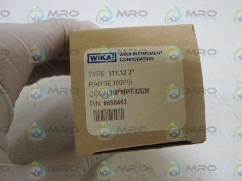 WIKA 9690463 111.12 2" 0-100PSI NSMP