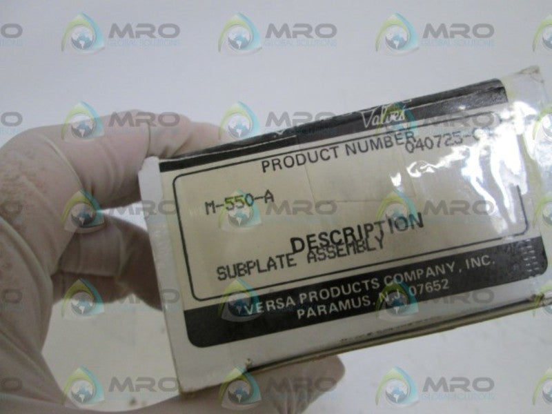 VERSA VALVE SUBPLATE ASSEMBLY M-550-A NSMP