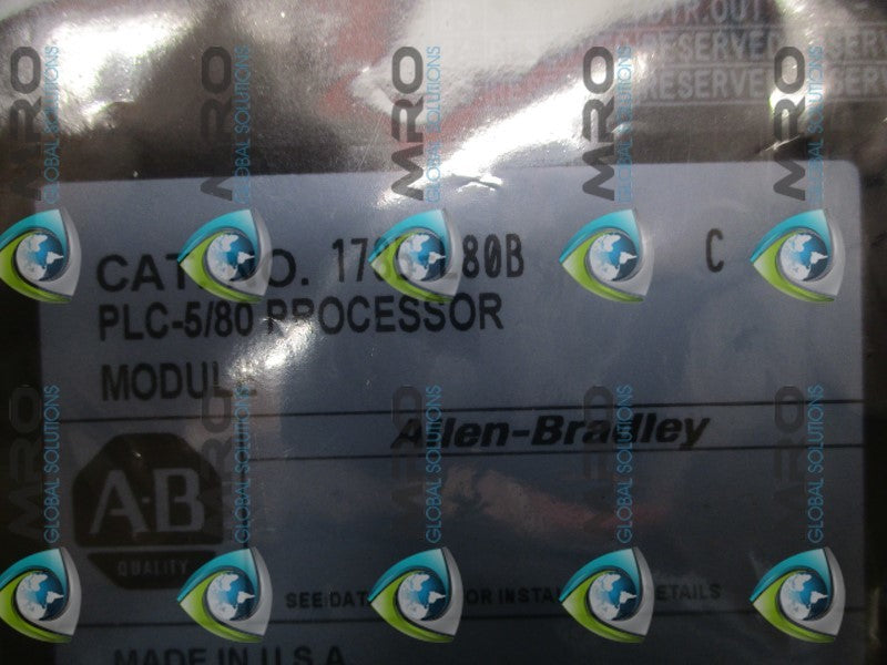ALLEN BRADLEY 1785-L80B SER. C F/W U.2 REMAN