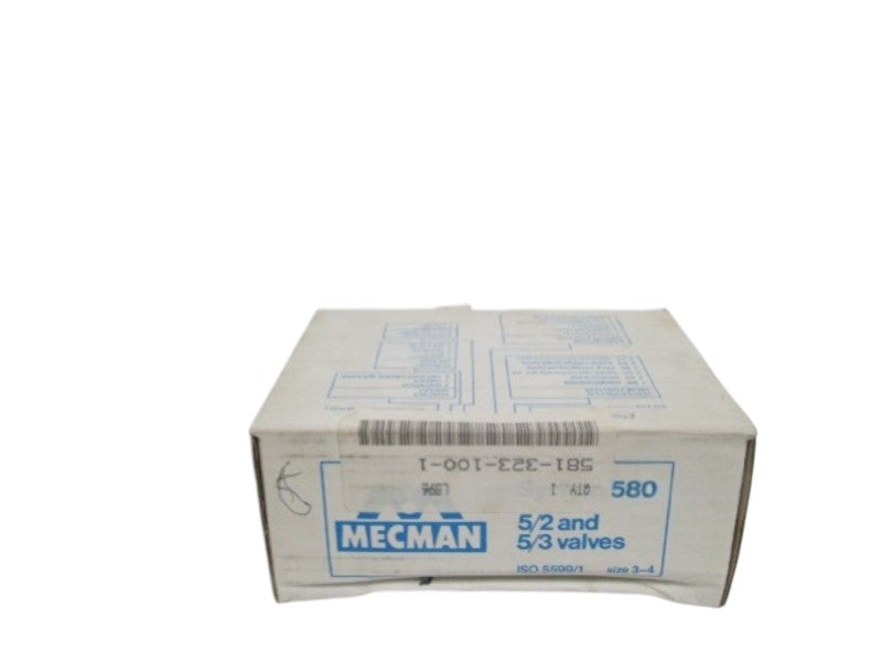 MECMAN VALVE 581-323-100-1 NSMP